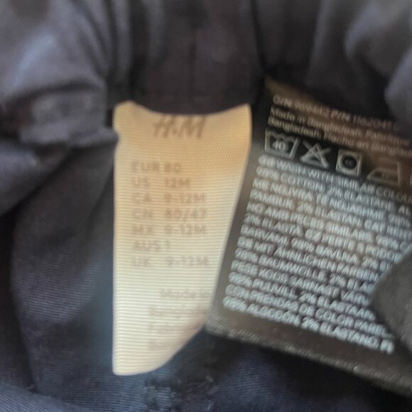 H&M 8 Piece Baby Pants Bundle Grey/Green/Blue, 12 months - Picture 12 of 13